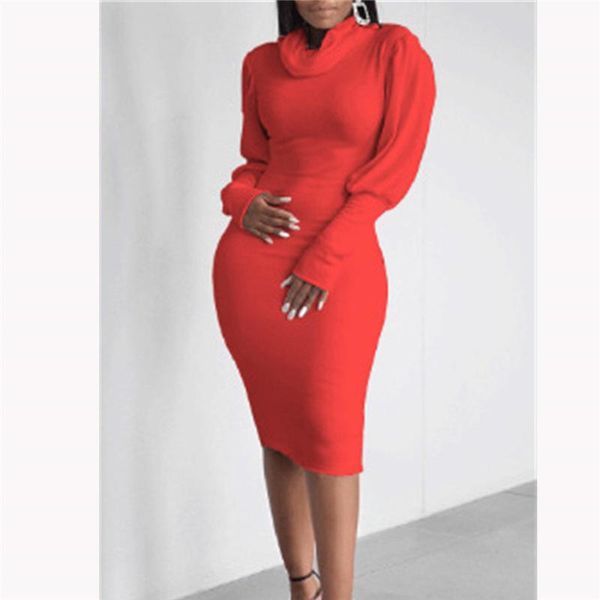 casual dresses women elastic turtleck midi dress s-3xl autumn winter flannel long lantern sleeve bodycon solid y2k pencil, Black;gray
casual dresses women elastic turtleck midi dress s-3xl autumn winter flannel long lantern sleeve bodycon solid y2k pencil, Black;gray