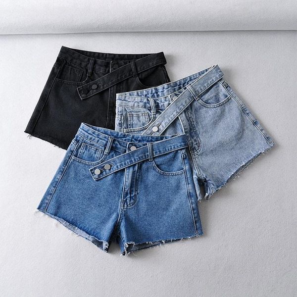 straight edge denim shorts pants women's summer 2021 all-match high waist pockets thin and long legs fashion jeans, Blue
straight edge denim shorts pants women's summer 2021 all-match high waist pockets thin and long legs fashion jeans, Blue