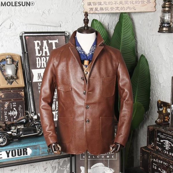 men's leather & faux akoosun genuine jacket men clothing cowhide jackets korean windbreaker autumn coat male chaqueta hombre lxr711, Black
men's leather & faux akoosun genuine jacket men clothing cowhide jackets korean windbreaker autumn coat male chaqueta hombre lxr711, Black
