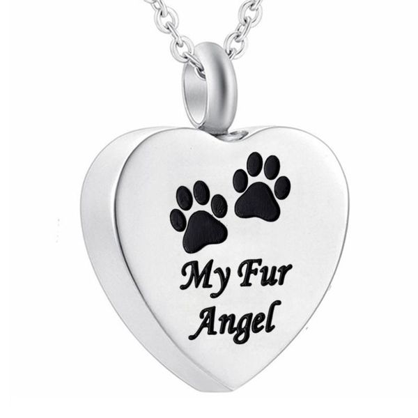 pendant necklaces stainless steel heart pet dog print cremation jewelry for ashes wearable urn necklace keepsake memorial, Silver
pendant necklaces stainless steel heart pet dog print cremation jewelry for ashes wearable urn necklace keepsake memorial, Silver