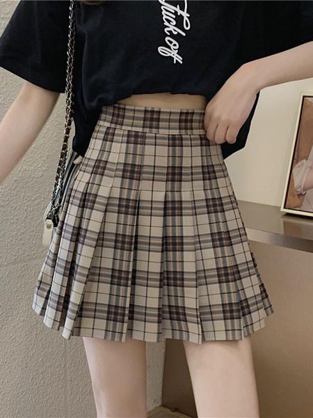 skirts spring and autumn 2021 college style high waist slimming plaid pleated skirt all-match a-line, Black
skirts spring and autumn 2021 college style high waist slimming plaid pleated skirt all-match a-line, Black