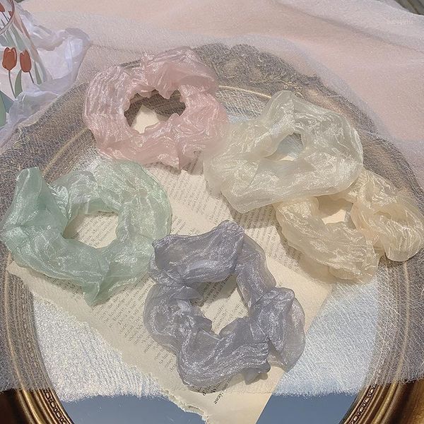 5pcs large intestine hair gauze ball head band for women girl eugen yarn princess fairy flower rubber band1
5pcs large intestine hair gauze ball head band for women girl eugen yarn princess fairy flower rubber band1