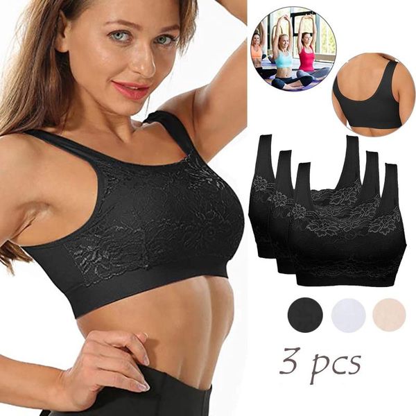 bras 3pcs women sport bra fitness running vest gym workout underwear solid crop female sportswear brassiere push up bralette, Red;black
bras 3pcs women sport bra fitness running vest gym workout underwear solid crop female sportswear brassiere push up bralette, Red;black