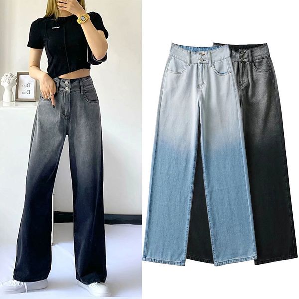 women's jeans brim pants with broad legs for girls high-waisted baggy seam stylish streetwear xs-xl clothes j3mv, Blue
women's jeans brim pants with broad legs for girls high-waisted baggy seam stylish streetwear xs-xl clothes j3mv, Blue