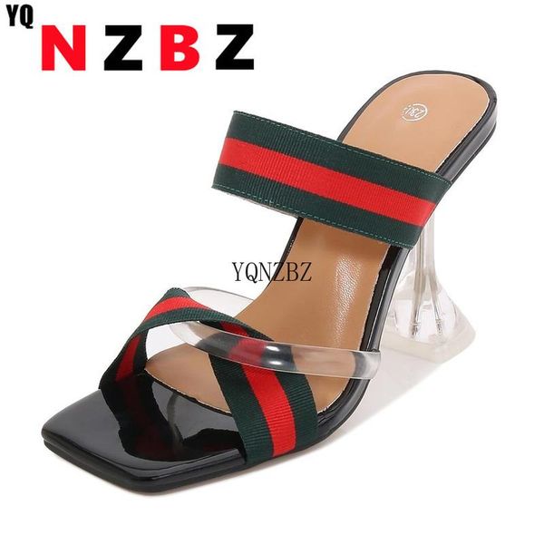 dress shoes brand designer high heels sandals women slippers mules outdoor casual striped riband wedding party show chic ladies, Black
dress shoes brand designer high heels sandals women slippers mules outdoor casual striped riband wedding party show chic ladies, Black