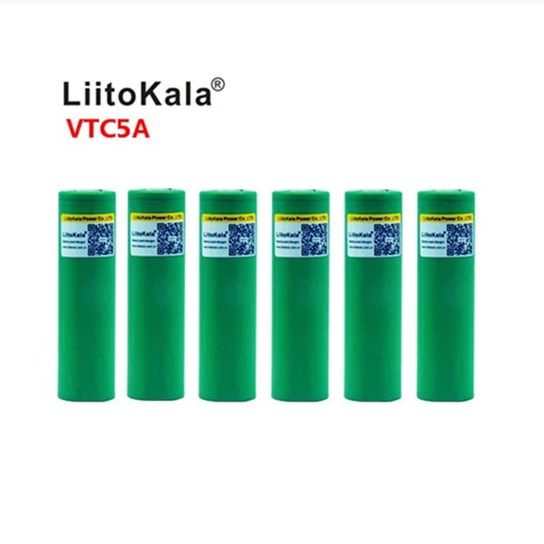 liitokala 3.7v 2600mah vtc5a rechargeable li-ion battery 18650 akku us18650vtc5a 35a toys flashlight
liitokala 3.7v 2600mah vtc5a rechargeable li-ion battery 18650 akku us18650vtc5a 35a toys flashlight