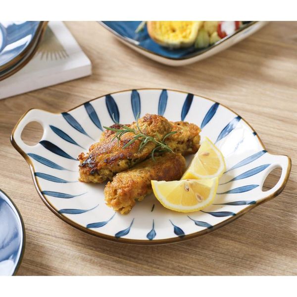 dishes & plates 2 pcs japanese-style hand-painted ceramic dinner square round double-ear plate household western
dishes & plates 2 pcs japanese-style hand-painted ceramic dinner square round double-ear plate household western