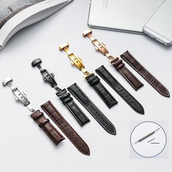 watch bands genuine leather watchband 12/13/14/15/16/17/18/19/20/21/22/23/24mm wristwatch straps press butterfly buckle accessories, Black;brown
watch bands genuine leather watchband 12/13/14/15/16/17/18/19/20/21/22/23/24mm wristwatch straps press butterfly buckle accessories, Black;brown