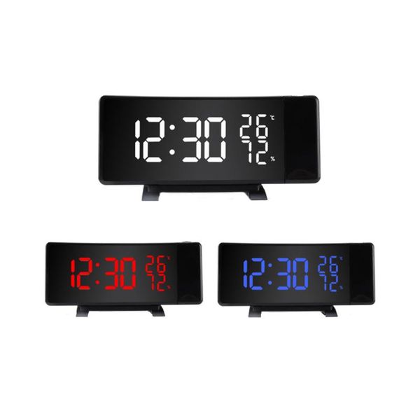 desk & table clocks alarm clock projection 3-color radio humidity display rechargeable bedside music digital home decoration
desk & table clocks alarm clock projection 3-color radio humidity display rechargeable bedside music digital home decoration