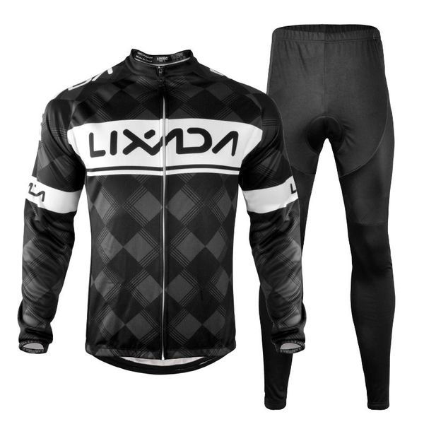 racing sets lixada man cycling clothes windproof long sleeve bicycle jersey set 3d padded pants outdoor running sports activewear sportswear, Black;blue
racing sets lixada man cycling clothes windproof long sleeve bicycle jersey set 3d padded pants outdoor running sports activewear sportswear, Black;blue
