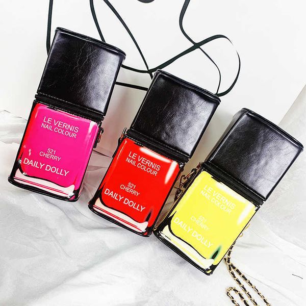 nail polish bottle design shoulder women's patent leather fashion crossbody purese and handbags ladies bucket bag 2021 c0601
nail polish bottle design shoulder women's patent leather fashion crossbody purese and handbags ladies bucket bag 2021 c0601