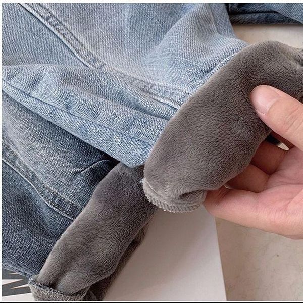 jeans winter plus plush 0-9 yrs baby kids pants solid elastic waist all-match boys and girls loose trousers thicken, Blue
jeans winter plus plush 0-9 yrs baby kids pants solid elastic waist all-match boys and girls loose trousers thicken, Blue