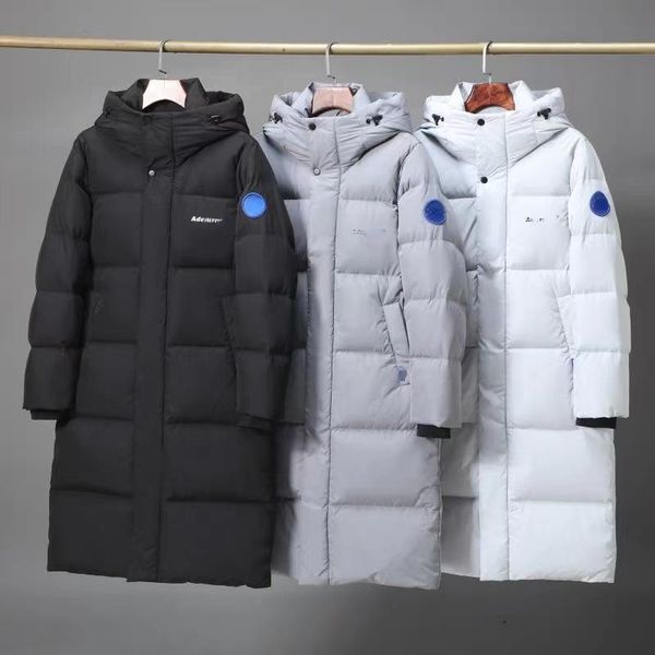 designer mens long down jacket brand windproof overcoat outerwear parkas luxury fashion casual street coats 3 colors, Black
designer mens long down jacket brand windproof overcoat outerwear parkas luxury fashion casual street coats 3 colors, Black