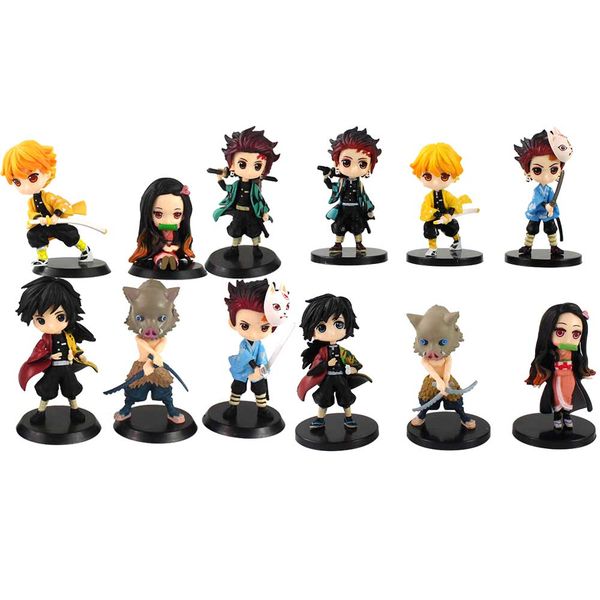 6-9cm 6pcs/lot Q Posket Tanjirou Nezuko Agatsuma Zenitsu Hashibira Inosuke Tomioka Giyuu PVC Figure Anime Demon Slayer Model Toy
6-9cm 6pcs/lot Q Posket Tanjirou Nezuko Agatsuma Zenitsu Hashibira Inosuke Tomioka Giyuu PVC Figure Anime Demon Slayer Model Toy