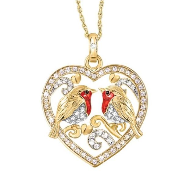 chains fashion exquisite heart-shaped bird zircon animal necklace female elegant temperament jewelry valentine's day gift wholesale, Silver
chains fashion exquisite heart-shaped bird zircon animal necklace female elegant temperament jewelry valentine's day gift wholesale, Silver