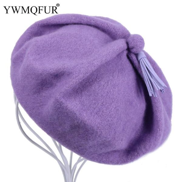 berets ywmqfur women autumn winter hat vintage wool with tassel design solid lady beanies caps arrival female skullies hats, Blue;gray
berets ywmqfur women autumn winter hat vintage wool with tassel design solid lady beanies caps arrival female skullies hats, Blue;gray