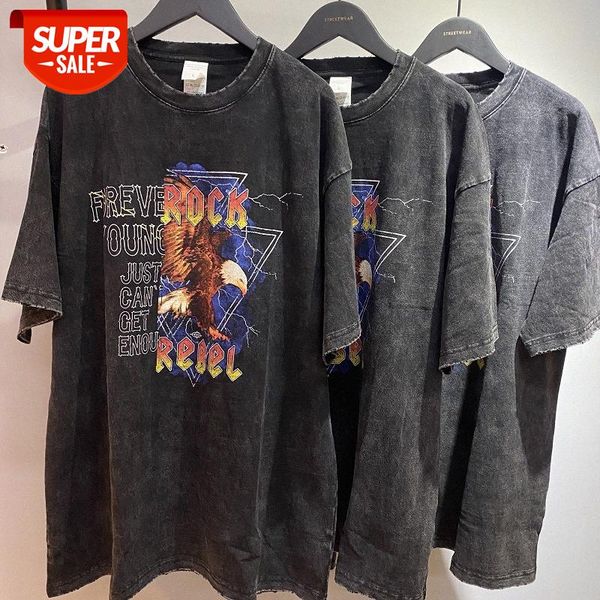 oversize short-sleeved washed and worn out t-shirt personality printed shirt men #4c83, White;black
oversize short-sleeved washed and worn out t-shirt personality printed shirt men #4c83, White;black