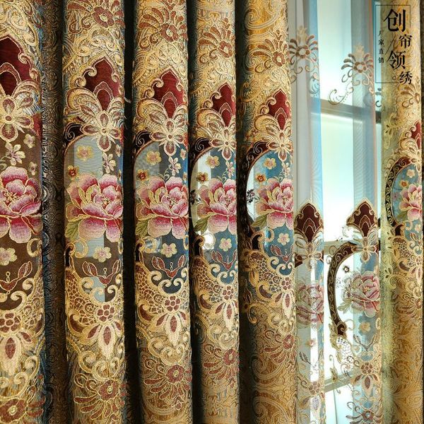 luxury european-style embroidery high-end curtains for living room bedroom floor curtainstulle home decoration curtain & drapes
luxury european-style embroidery high-end curtains for living room bedroom floor curtainstulle home decoration curtain & drapes
