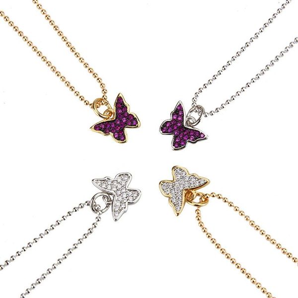 trendy colorful cubic zirconia butterfly necklace small insect pendant gold silver color chains necklaces for women jewelry
trendy colorful cubic zirconia butterfly necklace small insect pendant gold silver color chains necklaces for women jewelry
