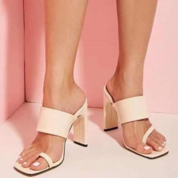 sandals slip on high heeled for ladies summer fashion women heel shoes square toe size slipper, Black
sandals slip on high heeled for ladies summer fashion women heel shoes square toe size slipper, Black