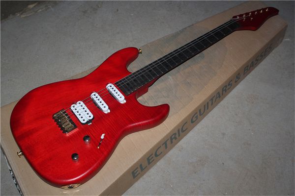 a new custom version of the dual vibrato red electric guitar closed pick-up black accessories
a new custom version of the dual vibrato red electric guitar closed pick-up black accessories