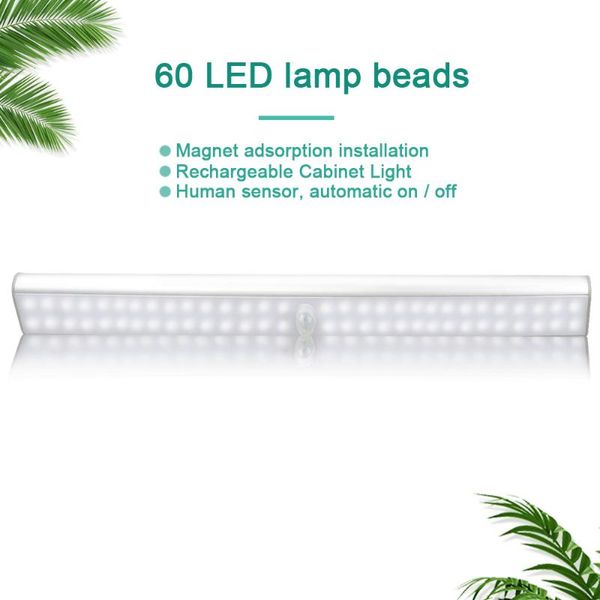 60 led cabinet light motion sensor usb rechargeable under lightening stick-on wardrobe with magnetic
60 led cabinet light motion sensor usb rechargeable under lightening stick-on wardrobe with magnetic