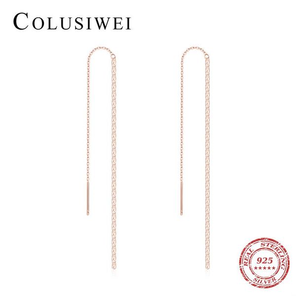 dangle & chandelier colusiwei brand long chain tassel 100% 925 sterling silver drop earring anti-allergy earrings for women girl jewelry acc
dangle & chandelier colusiwei brand long chain tassel 100% 925 sterling silver drop earring anti-allergy earrings for women girl jewelry acc