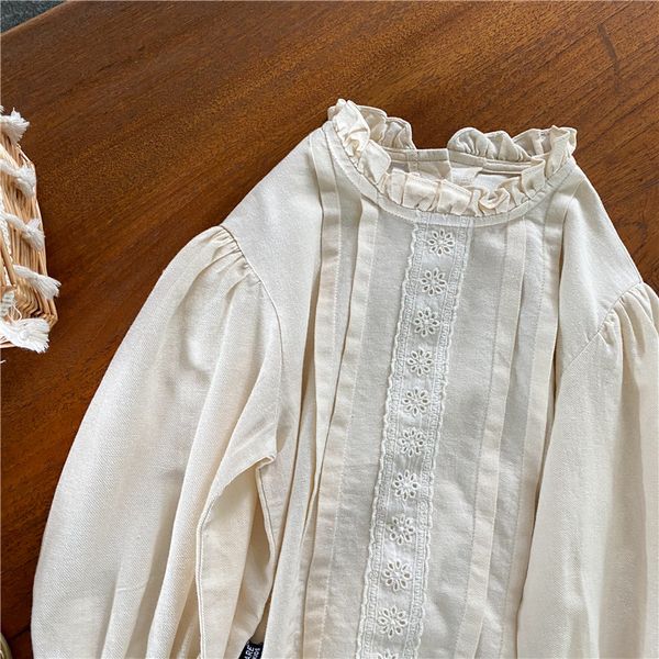 new 2021 spring baby girls cotton linen court blouses puff sleeve korean style kids lace embroidery princess shirts, White;black
new 2021 spring baby girls cotton linen court blouses puff sleeve korean style kids lace embroidery princess shirts, White;black