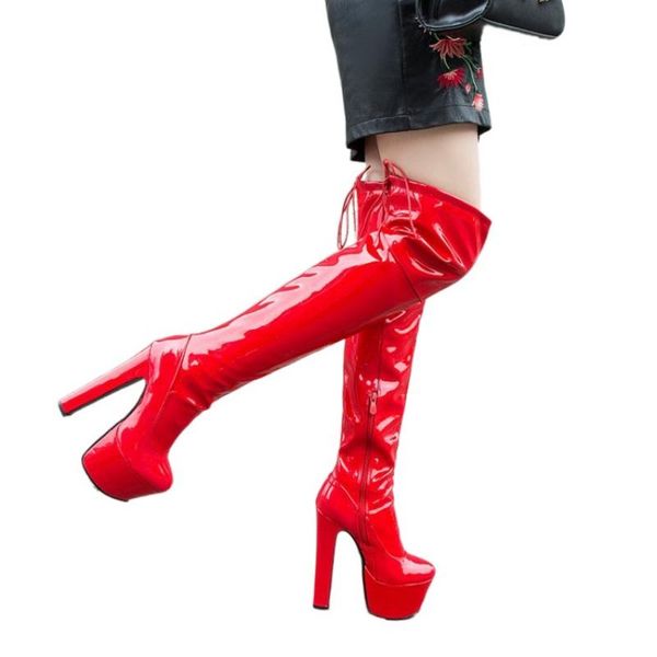style 17cm super high heels women fashion pu pointed suede boots beautiful comfortable shoes, Black
style 17cm super high heels women fashion pu pointed suede boots beautiful comfortable shoes, Black