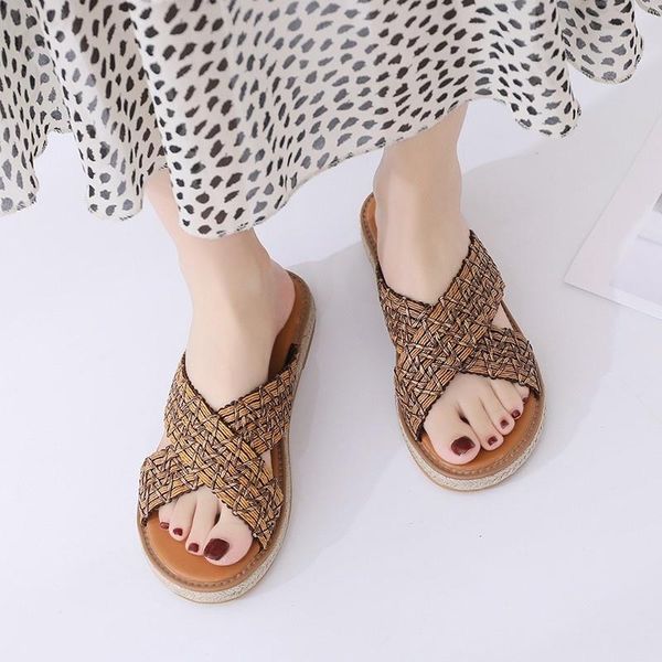 slippers plus size cross band women's summer sandals soft comfortable open toe women beach casual female flat shoes, Black
slippers plus size cross band women's summer sandals soft comfortable open toe women beach casual female flat shoes, Black