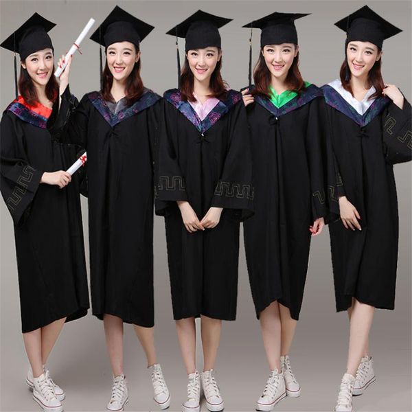 clothing sets 6 style university graduation gown student high school uniforms class team wear academic dress for bachelor robes+hat se, White
clothing sets 6 style university graduation gown student high school uniforms class team wear academic dress for bachelor robes+hat se, White