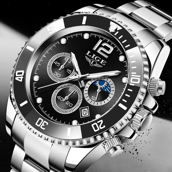 wristwatches orologio uomo men's quartz watches pagani design luxury relojes para hombre sports watch multifunction chronograph clock, Slivery;brown
wristwatches orologio uomo men's quartz watches pagani design luxury relojes para hombre sports watch multifunction chronograph clock, Slivery;brown