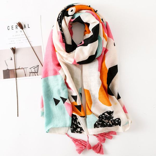 scarves women geometric print scarf girls tassel multi colors female spring soft thick printed cape shawl wrap summer long, Blue;gray
scarves women geometric print scarf girls tassel multi colors female spring soft thick printed cape shawl wrap summer long, Blue;gray