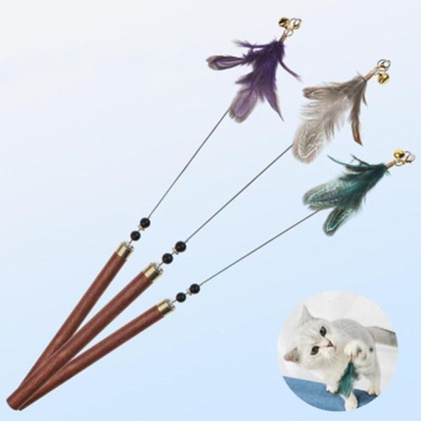 pet cat toy toys hand beaded red sandalwood round handle wire funny teaser wand training kitten stick
pet cat toy toys hand beaded red sandalwood round handle wire funny teaser wand training kitten stick