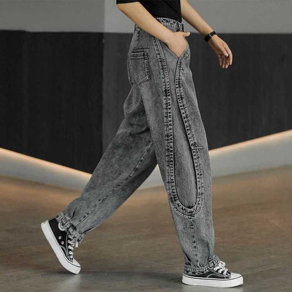 smoke grey high waist women's tube loose and thin radish pants in spring, Blue
smoke grey high waist women's tube loose and thin radish pants in spring, Blue