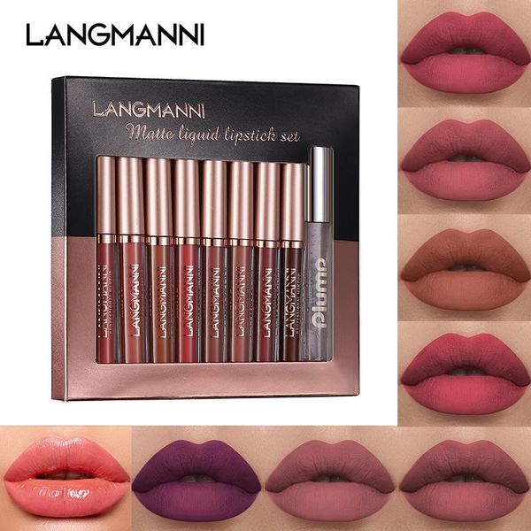 lip gloss 9pcs/set velert matte liquid lipstick pen lips waterproof long-lasting moinisturizer oil
lip gloss 9pcs/set velert matte liquid lipstick pen lips waterproof long-lasting moinisturizer oil