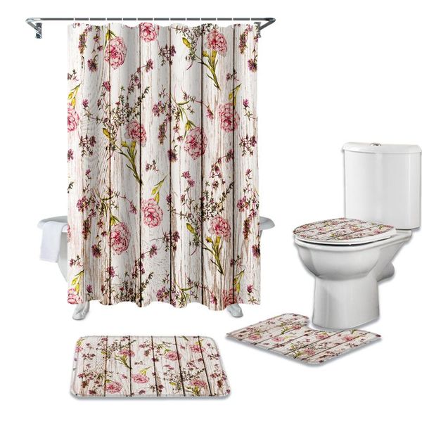 carnations flowers wood bathroom set durable fabric waterproof shower curtain rug carpet toilet lid cover bath mat curtains
carnations flowers wood bathroom set durable fabric waterproof shower curtain rug carpet toilet lid cover bath mat curtains