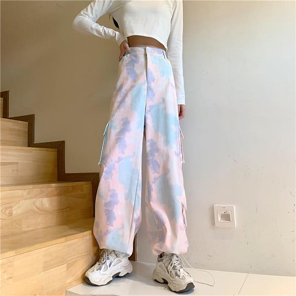 women's pants & capris tie dye overalls women harajuku y2k big pockets cargo high waist loose streetwear trousers joggers pantalon hip, Black;white
women's pants & capris tie dye overalls women harajuku y2k big pockets cargo high waist loose streetwear trousers joggers pantalon hip, Black;white