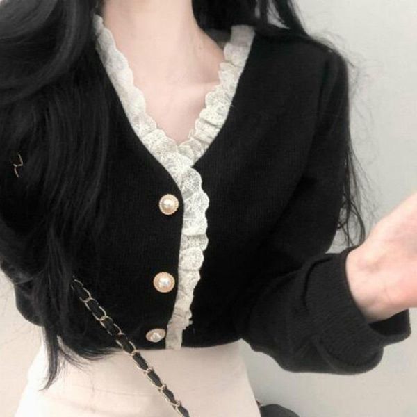 women's t-shirt vintage vestidos autumn spring 2021 womens long sleeve v-neck lace trim single breasted korean chic ladies blusas eleg, White
women's t-shirt vintage vestidos autumn spring 2021 womens long sleeve v-neck lace trim single breasted korean chic ladies blusas eleg, White