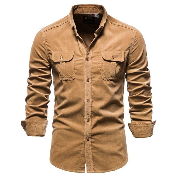 men's casual shirts solid color corduroy shirt single-breasted 100% cotton business fashion spring and autumn slim shir, White;black
men's casual shirts solid color corduroy shirt single-breasted 100% cotton business fashion spring and autumn slim shir, White;black