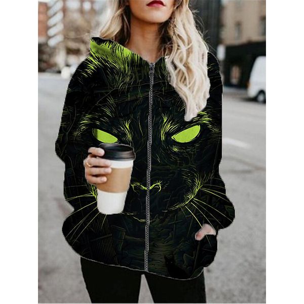elegant 3d printing zipper hoodied& sweatshirts jacket sports fall & winter regular coat loose active streetwear long sleeve print going out, Black
elegant 3d printing zipper hoodied& sweatshirts jacket sports fall & winter regular coat loose active streetwear long sleeve print going out, Black