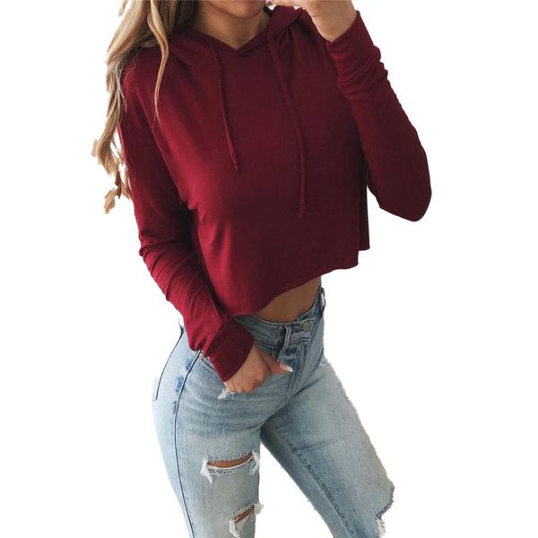 Women's Hoodies & Sweatshirts Woman Solid Color Crop Top Hoodie Harajuku Aesthetic Streetwear Casual Loose Long Sleeve Tops Sweatshirt With, Black
Women's Hoodies & Sweatshirts Woman Solid Color Crop Top Hoodie Harajuku Aesthetic Streetwear Casual Loose Long Sleeve Tops Sweatshirt With, Black