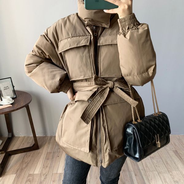 women's down & parkas hxjjp cotton coat winter warm outerwear korean stand collar fashion loose bread puffer jacket r4u7, Black
women's down & parkas hxjjp cotton coat winter warm outerwear korean stand collar fashion loose bread puffer jacket r4u7, Black