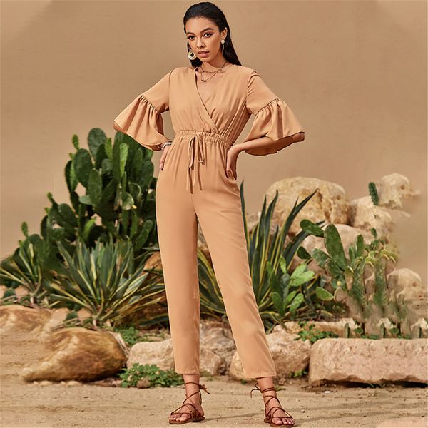 shorts ruched khaki jumpsuits women 2021 high waisted straight leg lace up butterfly sleeve v neck ladies casual overalls bodysuits fq58, White;black
shorts ruched khaki jumpsuits women 2021 high waisted straight leg lace up butterfly sleeve v neck ladies casual overalls bodysuits fq58, White;black