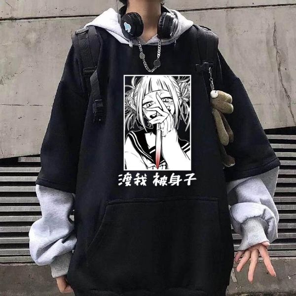 men's hoodies & sweatshirts japanese anime manga himiko toga streetwear sweatshirt my hero academia autumn men women pullover hoodie, Black
men's hoodies & sweatshirts japanese anime manga himiko toga streetwear sweatshirt my hero academia autumn men women pullover hoodie, Black