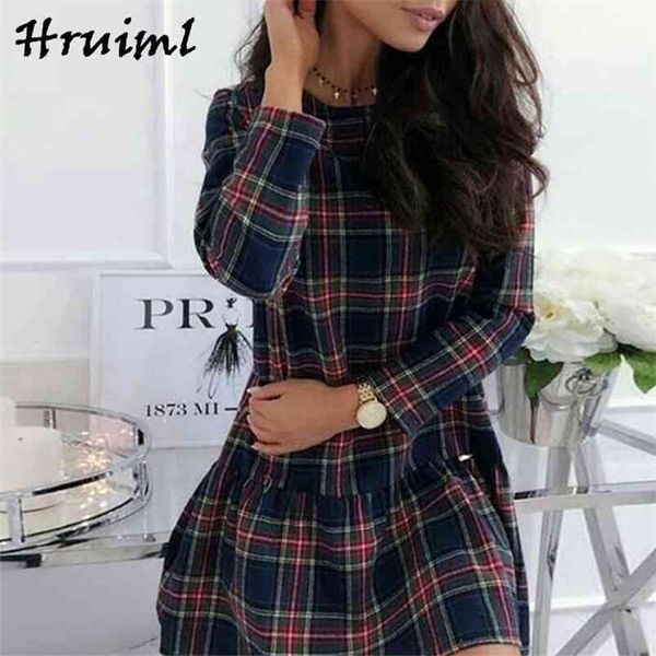 plaid dress long sleeve slim o neck fashion dresses for women simple style casual patchwork pleated mini vestiti donna 210513, Black;gray
plaid dress long sleeve slim o neck fashion dresses for women simple style casual patchwork pleated mini vestiti donna 210513, Black;gray