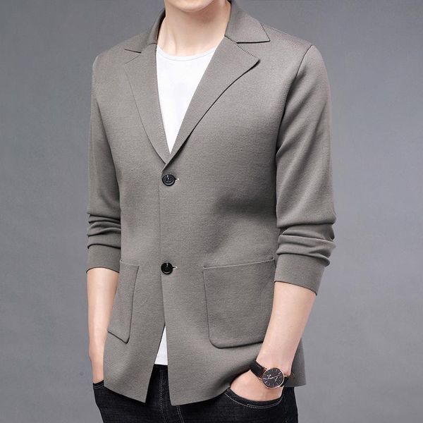 men's sweaters cardigan men knitwear blazers coats fashion slim fit knitted mens jacket korean style turn down collar causal clothing, White;black
men's sweaters cardigan men knitwear blazers coats fashion slim fit knitted mens jacket korean style turn down collar causal clothing, White;black