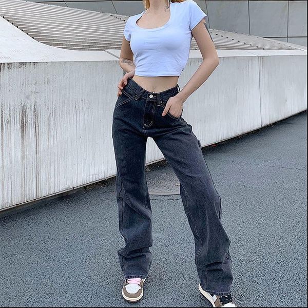 women jeans baggy smoky gray blue elegant wide leg cargo pants girl straight casual loose high waist denim for femme
women jeans baggy smoky gray blue elegant wide leg cargo pants girl straight casual loose high waist denim for femme