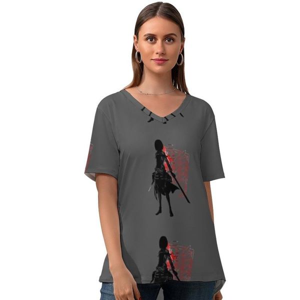 women's t-shirt attack on titan ladies kawaii street wear t shirt v neck pattern short-sleeve tshirt oversized, White
women's t-shirt attack on titan ladies kawaii street wear t shirt v neck pattern short-sleeve tshirt oversized, White