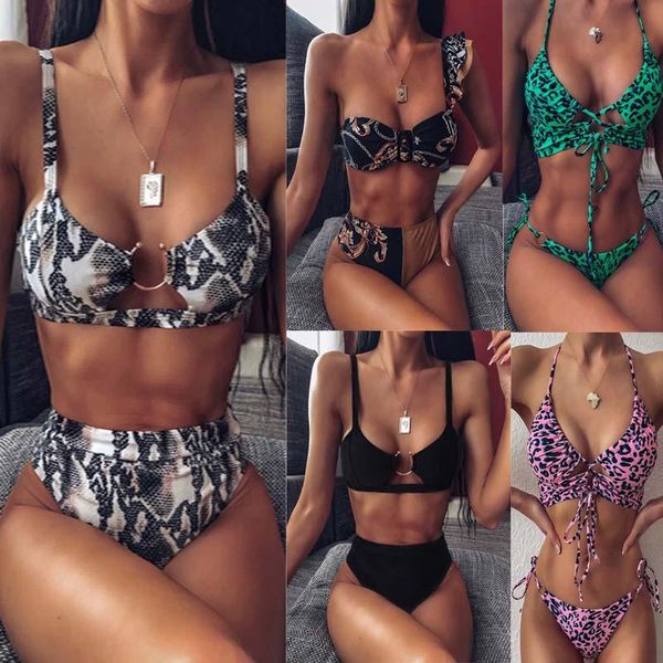 women high waist bikini swimsuit swimwear female bandeau thong brazilian biquini set bathing suit bather women's, White;black
women high waist bikini swimsuit swimwear female bandeau thong brazilian biquini set bathing suit bather women's, White;black